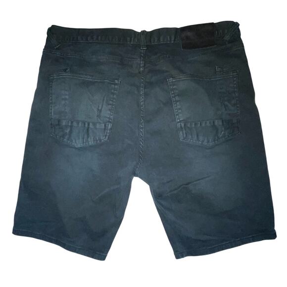 PRPS Goods & Co. Men's Black Jean Denim Shorts - Sz 38 - Challenger Fit - EUC - Picture 2 of 14